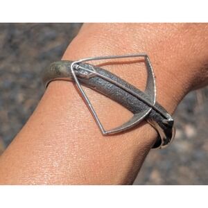 Handcrafted Navajo Cuff Bracelet Native American ARROW Southwest Jewelry Sz 6.5*